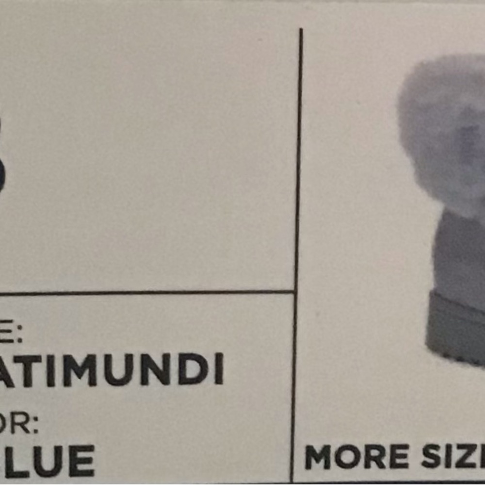 Blue Fur-Lined Boots - Picture 5 of 7